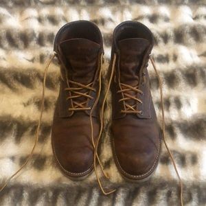Men’s brown Red Wing boots size 12